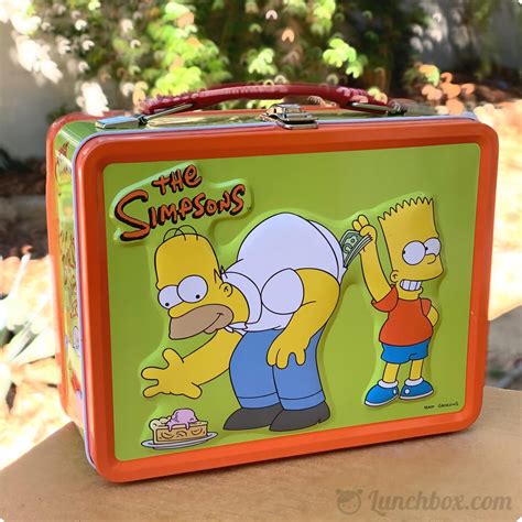 simpsons metal lunch box|The Simpsons Lunch Box for sale .